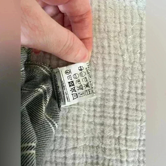 Mango Striped Trouser Dress Pants | Gray | XS - Picture 13 of 13